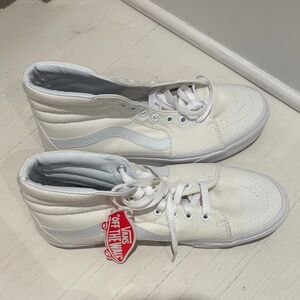 Vans Off-White High-Top Sneakers